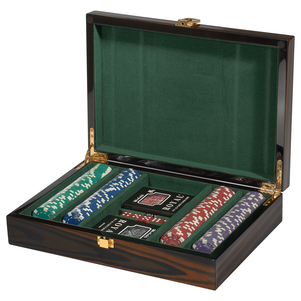 Ebony Poker Box