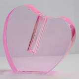 Crystal Glass Heart Vase