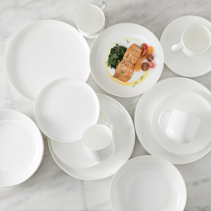 Modern Coupe Bone China Dinnerware Set