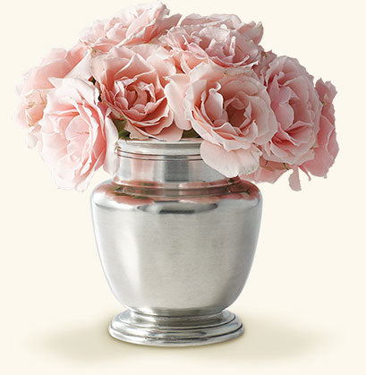 Pewter Petite Rimmed Vase