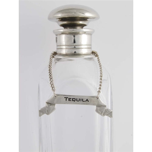 Pewter Ribbon Decanter Tag