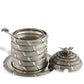 Vagabond House Pewter Hive Honey Pot with Spoon