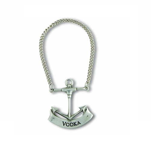 Pewter Anchor Decanter Tag