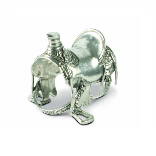 Vagabond House Cowboy Saddle Napkin Rings (Set of 4)