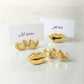 Mr. & Mrs. Muse Brass Place Card Holders