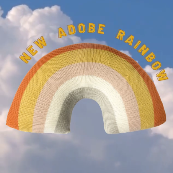 Rainbow Pillow Adobe