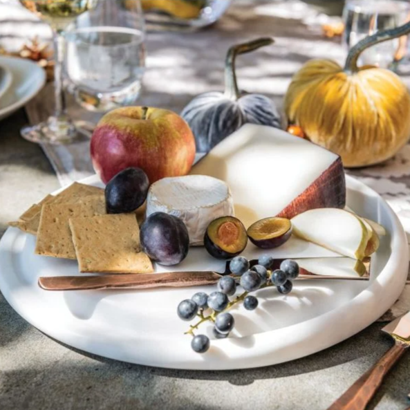 White Marble Cheese Board