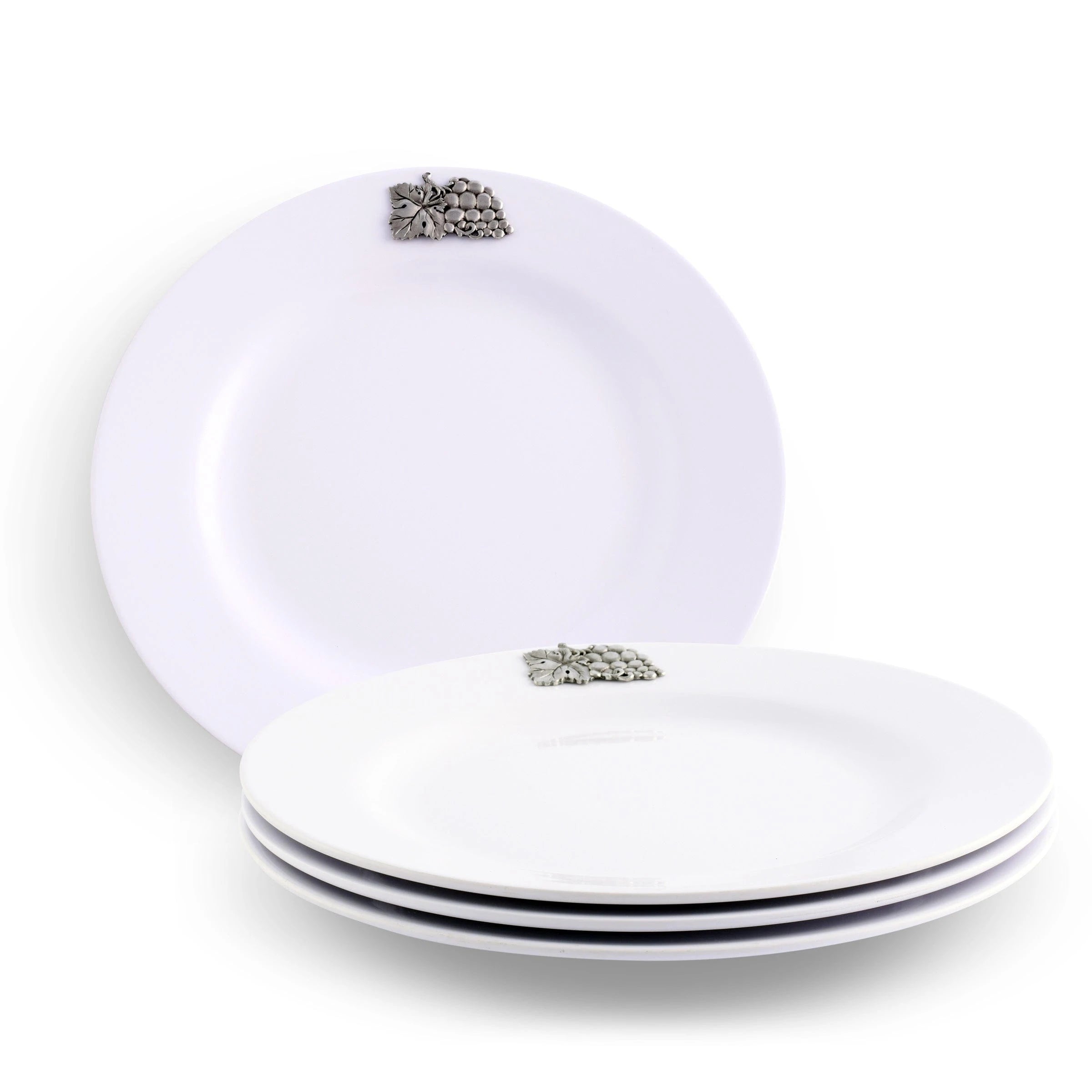 Grape Melamine Lunch Plates (Set of 4)