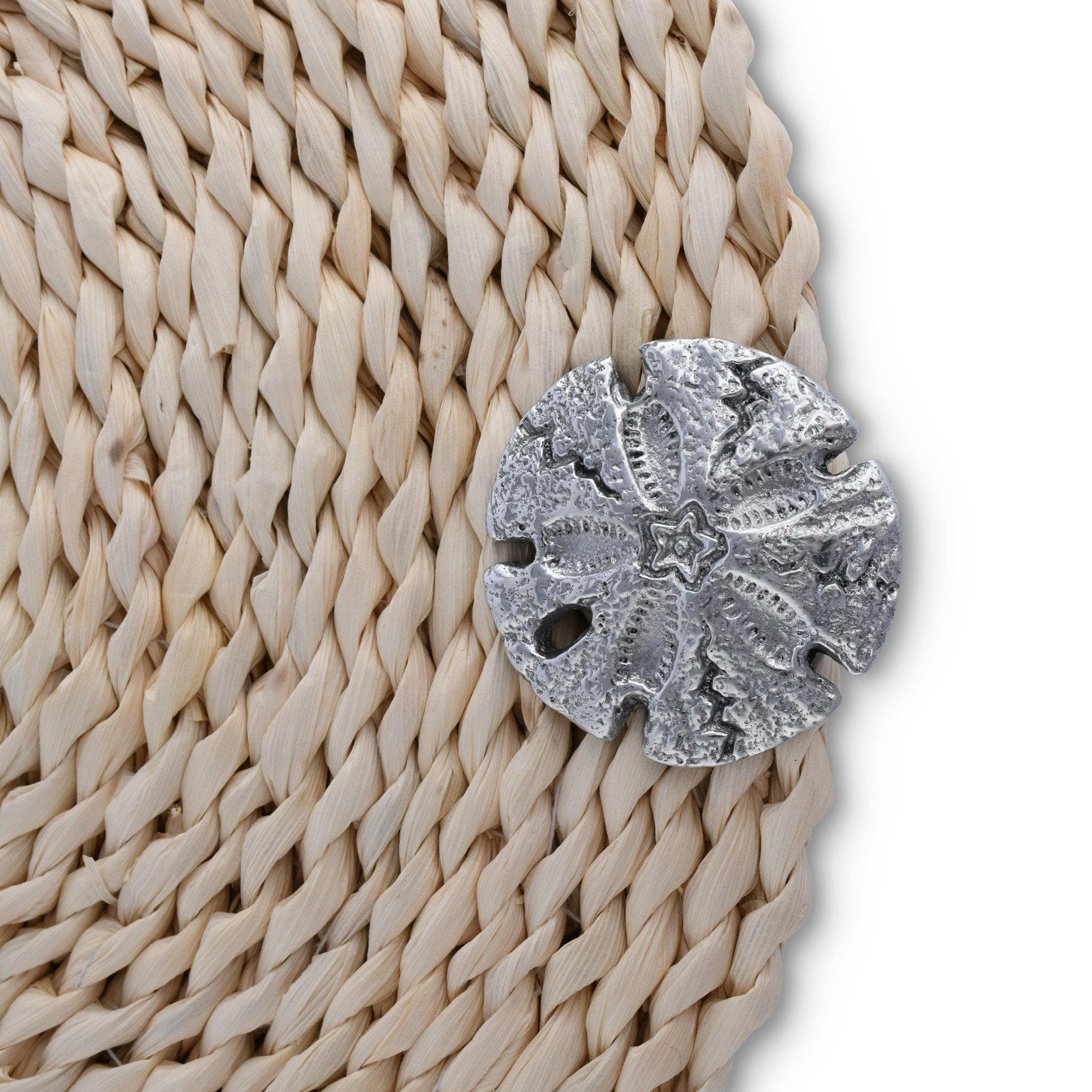 Sand Dollar Twisted Seagrass Placemats (Set of 4)