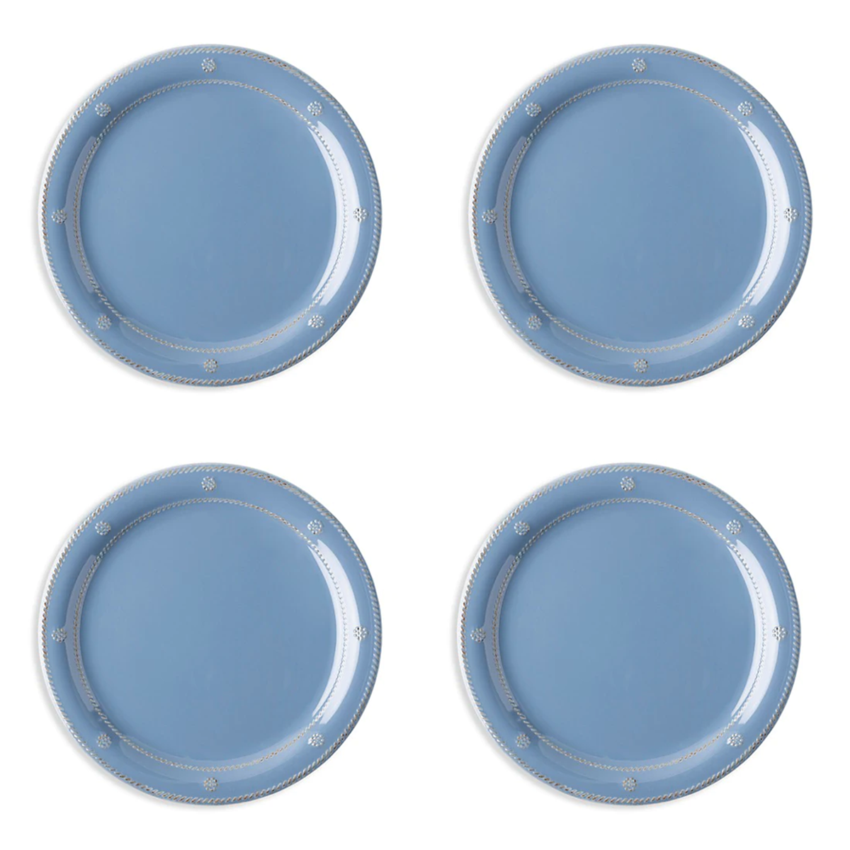 Berry & Thread Chambray Melamine Dinner Plate (Set of 4)