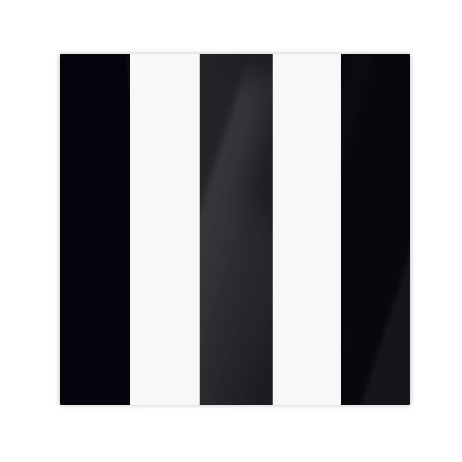 Black & White Lacquer Placemats - Set of 4