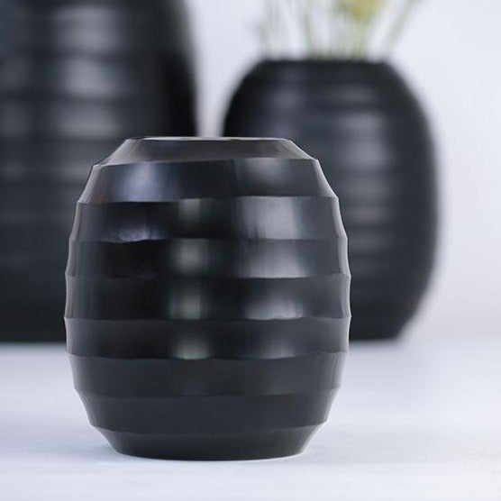 Belly Vase - Black - Large