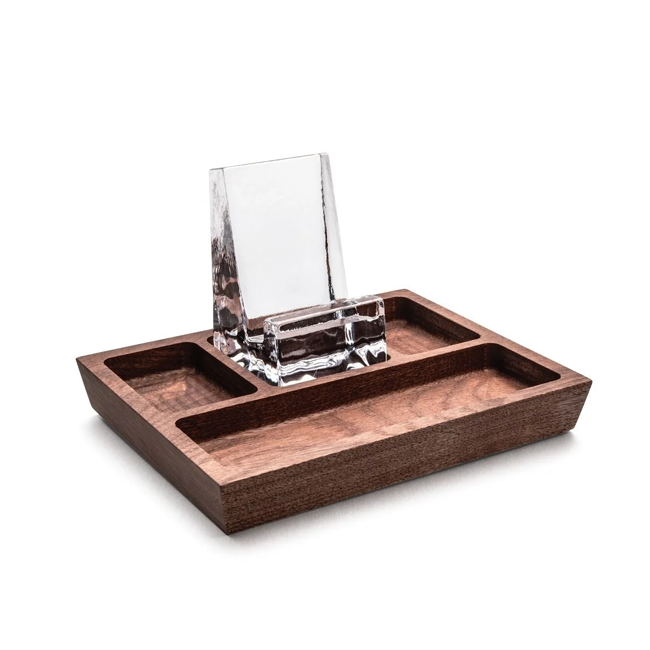 Woodbury Phone Holder Caddy - Walnut