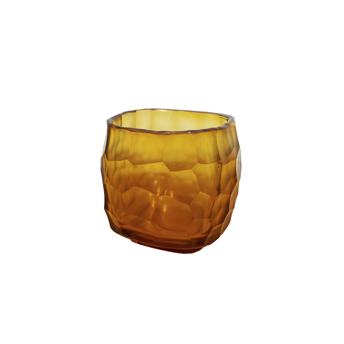 Yava Vase - Clear/Gold - Tealight/Bud Vase