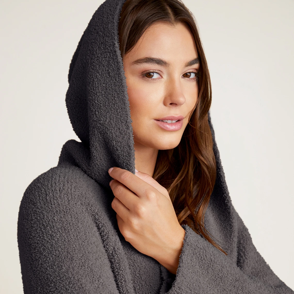 CozyChic Hooded Long Coatigan