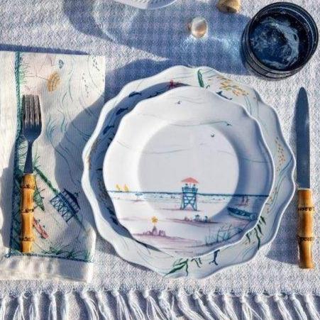 Country Estate Seaside Melamine Dinner Plate (Set of 4)