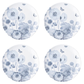 Field of Flowers Melamine Salad Plates- Chambray (Set of 4)