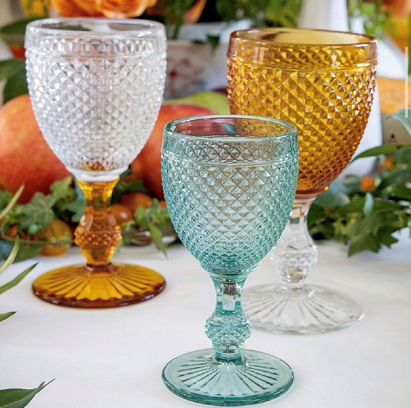 Glass deals goblet tops