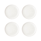 Puro Coupe Side/Cocktail Plate - Whitewash (Set of 4)