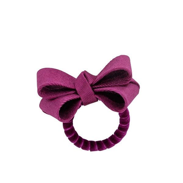 Plum Tuxedo Napkin Ring