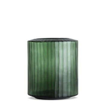 Omar Vase - Light Green / Black Steelgrey