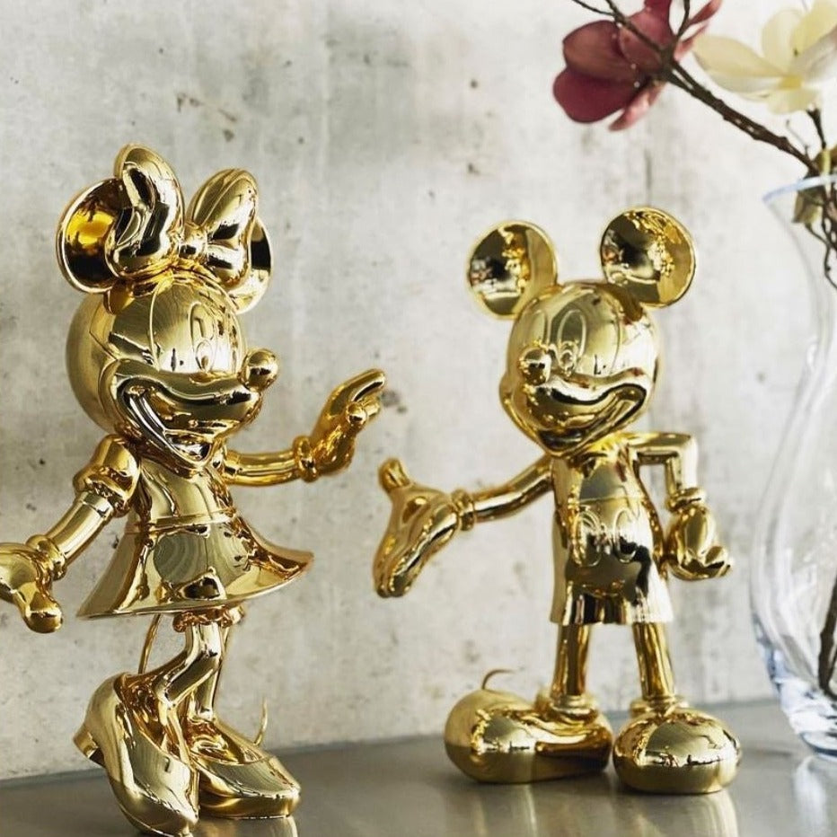 Minnie Welcome Chromed Gold