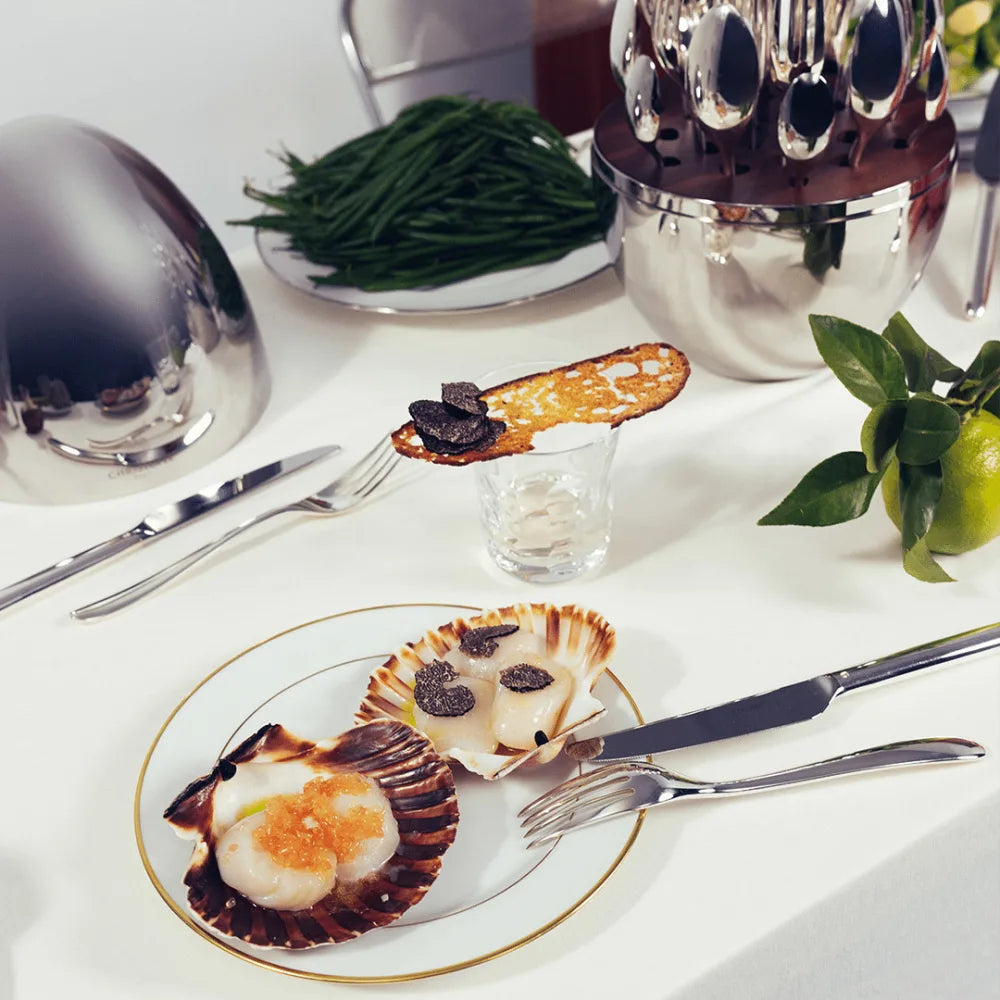 Mood Silver-Plated 24-Piece Flatware Set