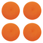 Deborah Rhodes Round Placemat 15" - Orange Set of 4