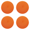 Deborah Rhodes Round Placemat 15" - Orange Set of 4