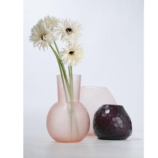 Otavalo Round Vase - Light Amethyst/Dark Amethyst