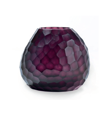 Otavalo Round Vase - Light Amethyst/Dark Amethyst
