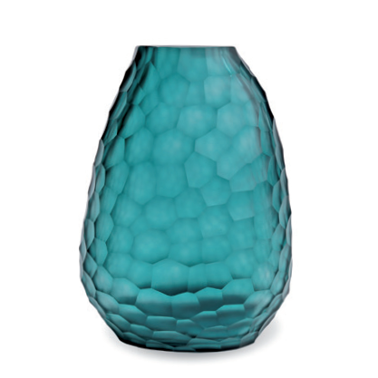 Otavalo Vase - Clear / Petrol