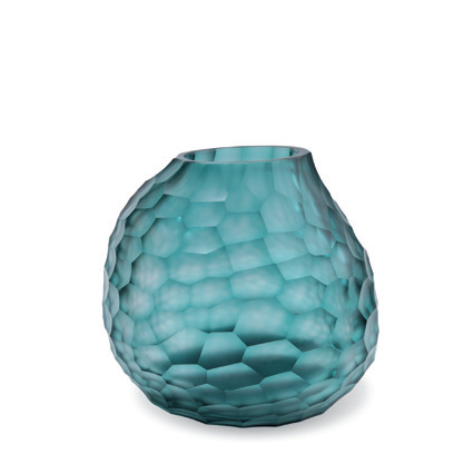 Otavalo Vase - Clear / Petrol