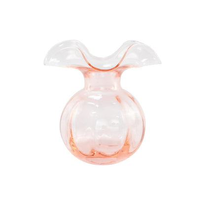 Vietri Hibiscus Glass Pink Vase