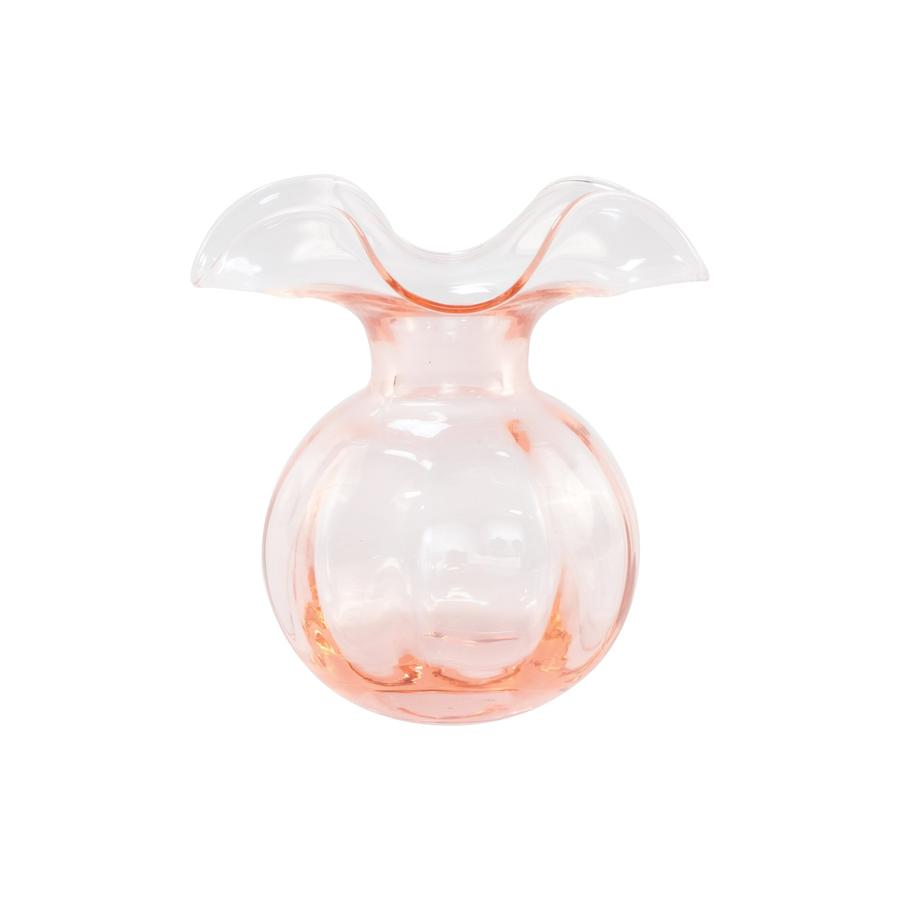 Hibiscus Glass Pink Vase