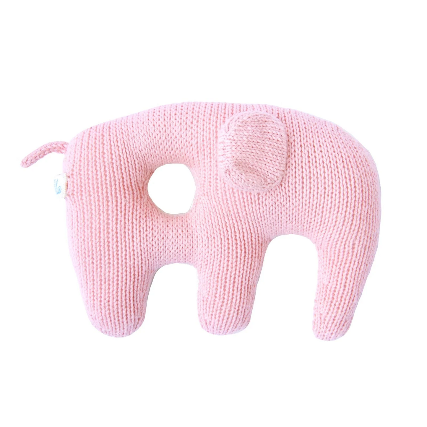 Blabla Jumbo Elephant Rattle Pink