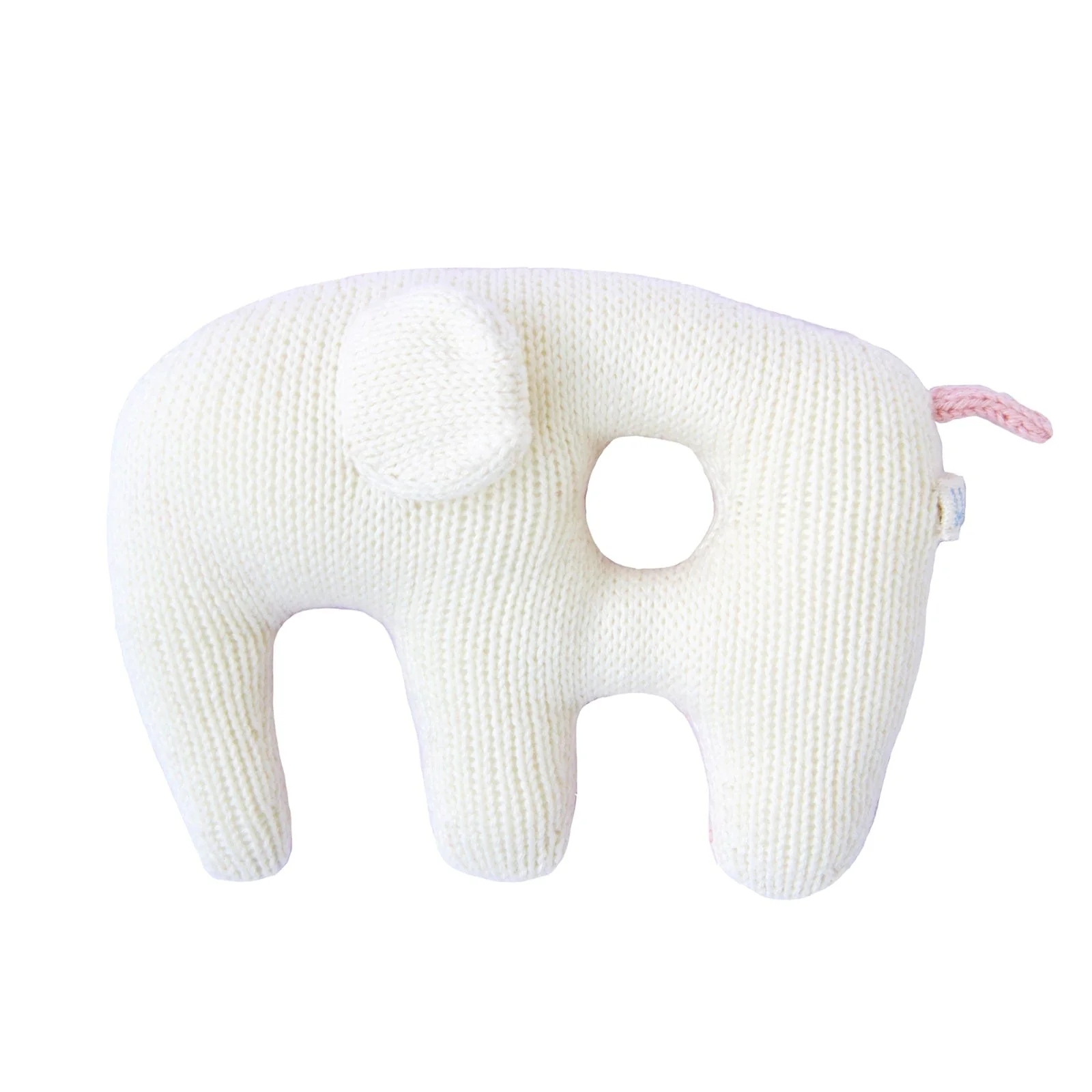 Blabla Jumbo Elephant Rattle Pink