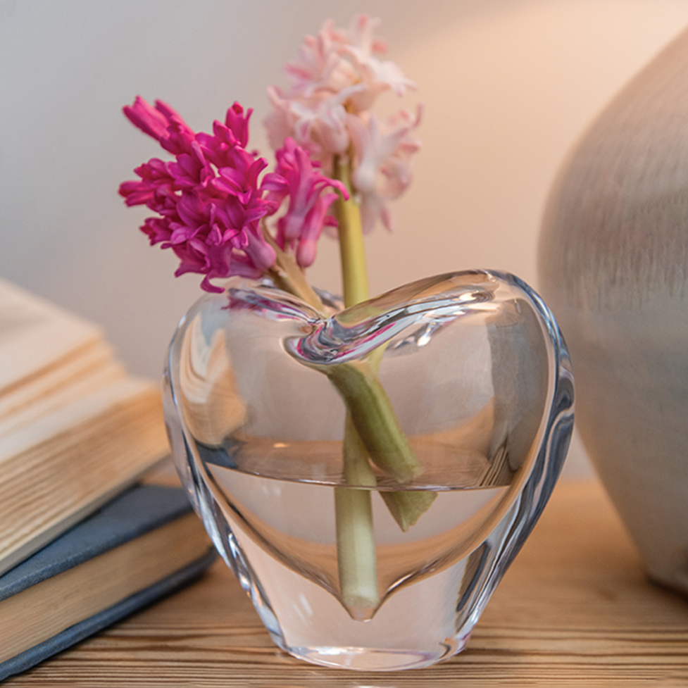 Romance Heart Vase with Gift Box