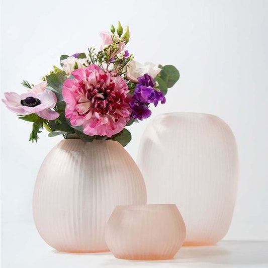 Nagaa Vase - Rose - Tealight