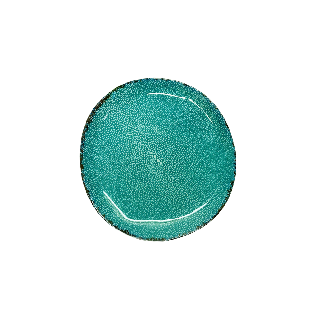 Bubbly Pool Blue Salad Plate (Set of 6)