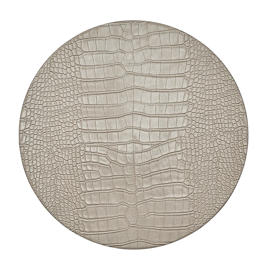 Croco Placemat in Sand - Set of 4