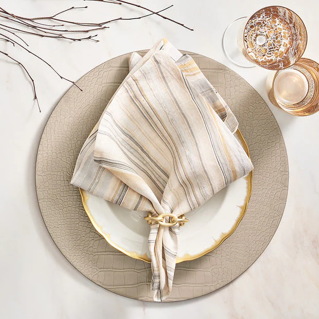 Croco Placemat in Sand (Set of 4)