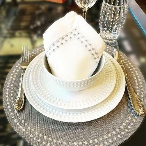 Pearls 21" Napkin - Set of 4