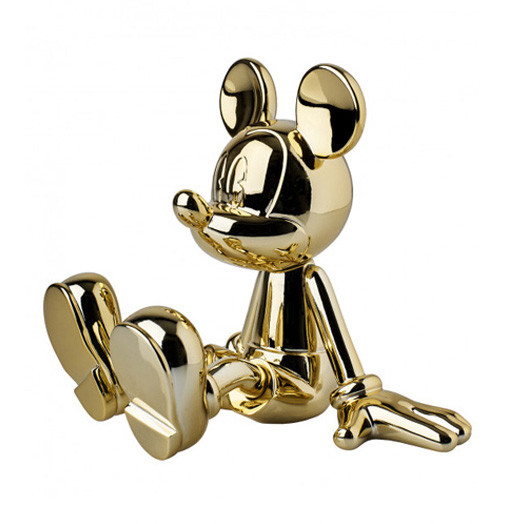 Sitting Mickey - Chromed Gold