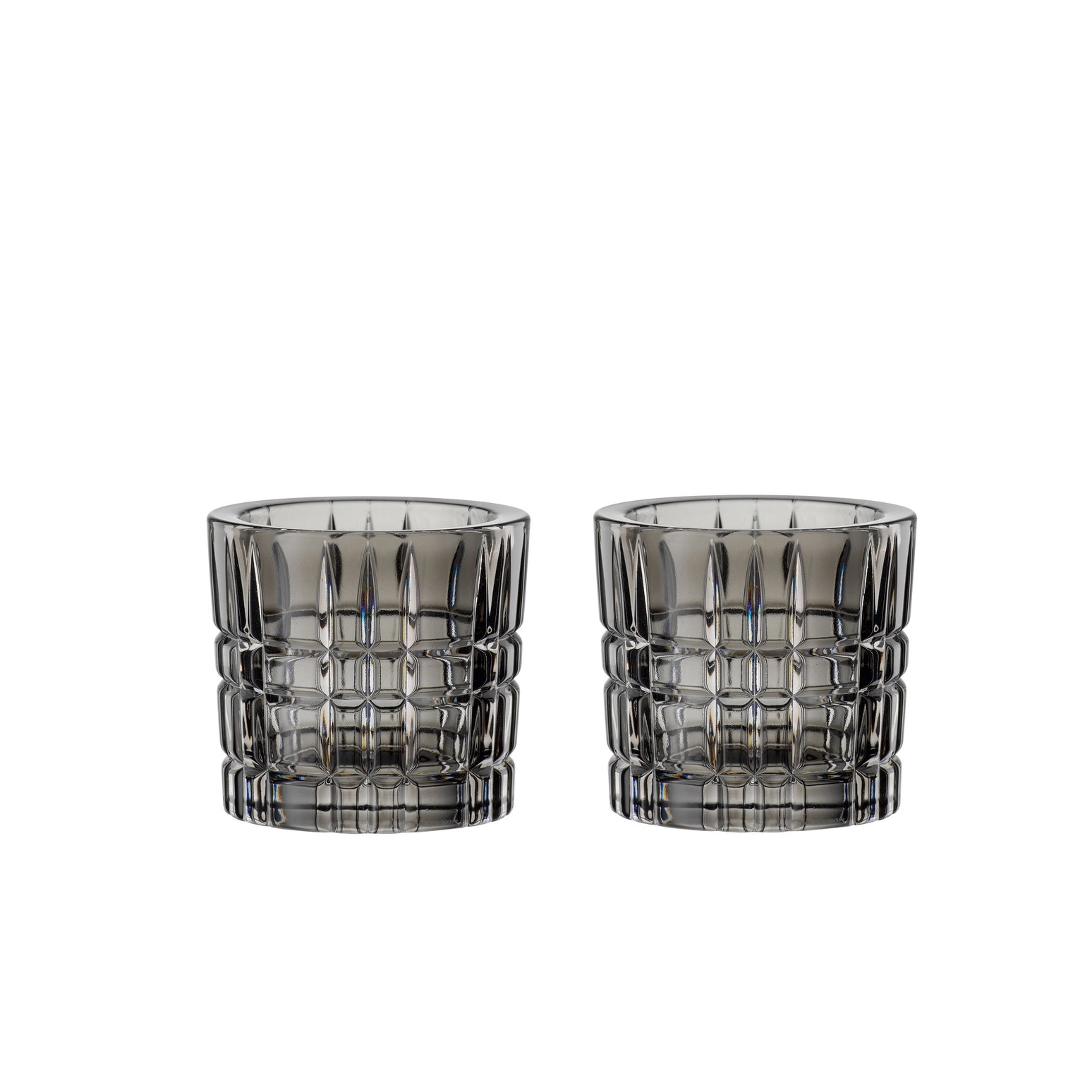 Square Votive Smoke (Set of 2)