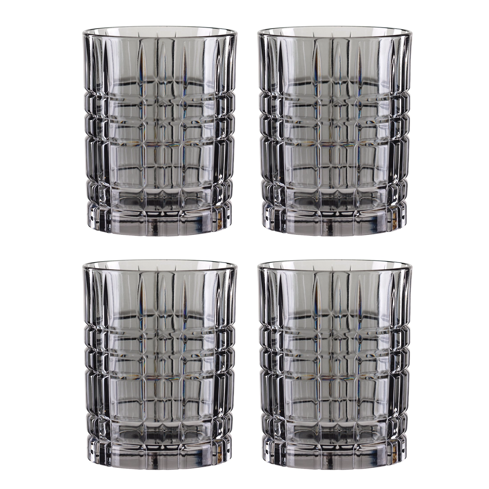 Highland Tumbler Smoke - Set of 4