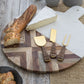 Rattan & Gold Cheese Knife (Set of 3)