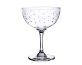 Champagne Saucers With Stars Design (Set of 6)