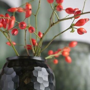 Bambola Vase - Black Steelgrey