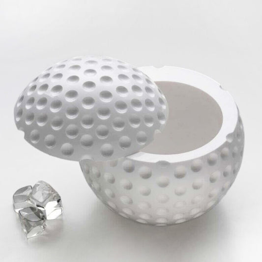 Golf Ball Ice Bucket - White